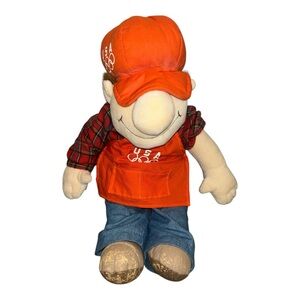 Vintage Homer D. Poe Plush Home Depot Olympics 1994